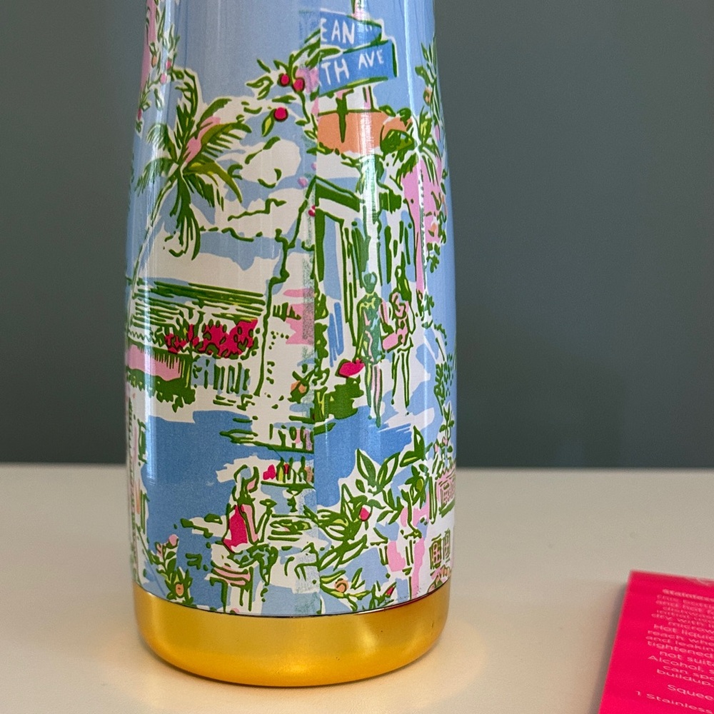 NEW w/o tags | Lilly Pulitzer Squeeze The Day Stainless Steel Water Bottle - Picture 8 of 10